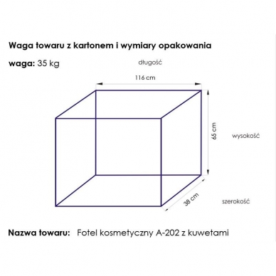 Krzesło kosmetyczne COSMETIC WHITE 7