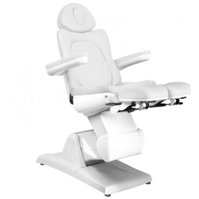 Cosmetology chair AZZURRO 870 PEDI ELECTRIC 3 MOTOR WHITE 4