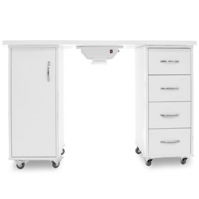 Manikīra galds ar putekļu savācēju CABINETS WHITE 1