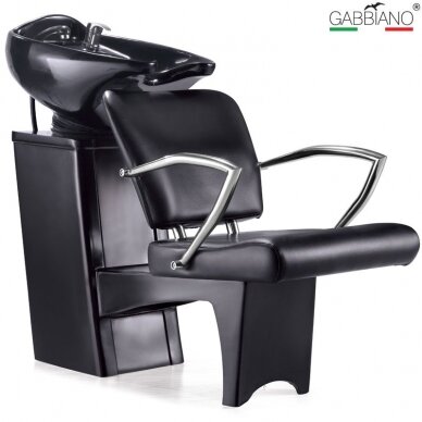 Friseur waschbecken GABBIANO PROFESSIONAL HAIRWASHER ALPHA BLACK 1