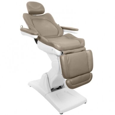 Cosmetology chair AZZURRO 870 ELECTRIC 3 MOTOR Cappuccino 10