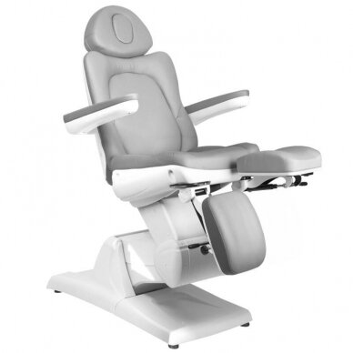 Cosmetology chair AZZURRO 870 PEDI ELECTRIC 3 MOTOR GREY 2