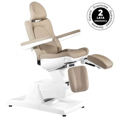 Cosmetology chair AZZURRO 870 PEDI ELECTRIC 3 MOTOR Cappuccino 12