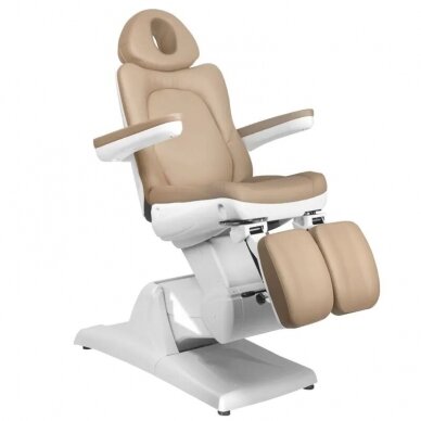 Cosmetology chair AZZURRO 870 PEDI ELECTRIC 3 MOTOR Cappuccino 7