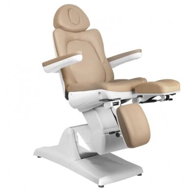 Cosmetology chair AZZURRO 870 PEDI ELECTRIC 3 MOTOR Cappuccino 4