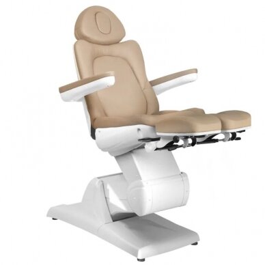 Cosmetology chair AZZURRO 870 PEDI ELECTRIC 3 MOTOR Cappuccino 3