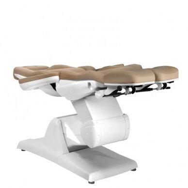 Cosmetology chair AZZURRO 870 PEDI ELECTRIC 3 MOTOR Cappuccino 1