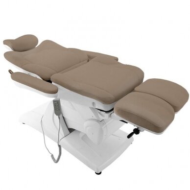 Cosmetology chair AZZURRO 870 PEDI ELECTRIC 3 MOTOR Cappuccino 6