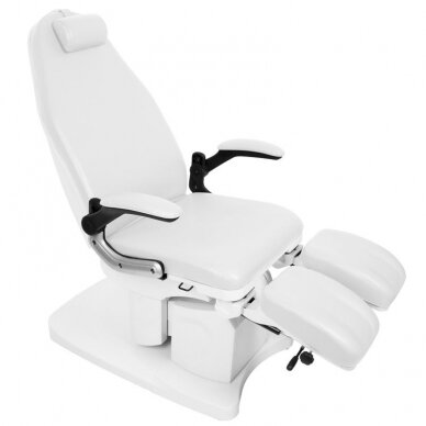 Kosmetologinen sähkötuoli Azzurro 709A Pedi White 1