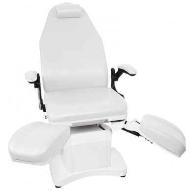 Kosmetologinen sähkötuoli Azzurro 709A Pedi White 3