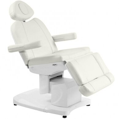 Cosmetology chair AZZURRO 708A ELECTRIC 4 MOTOR WHITE 1