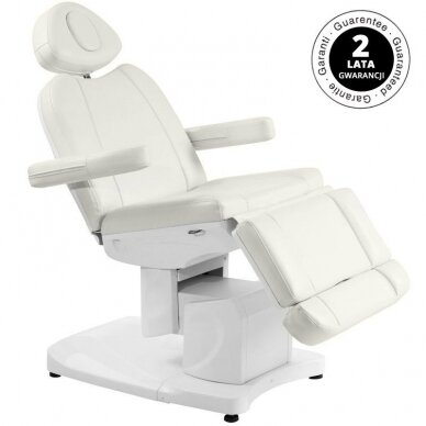 Cosmetology chair AZZURRO 708A ELECTRIC 4 MOTOR WHITE 6