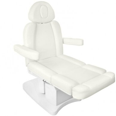 Cosmetology chair AZZURRO 708A ELECTRIC 4 MOTOR WHITE 7