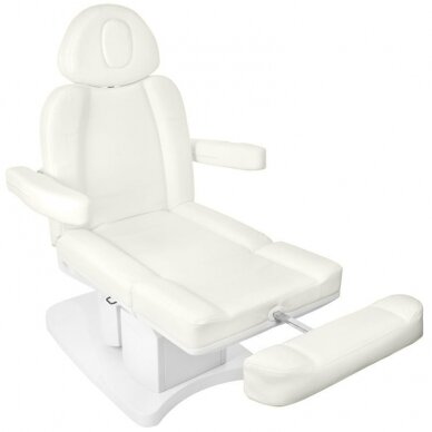 Cosmetology chair AZZURRO 708A ELECTRIC 4 MOTOR WHITE 8