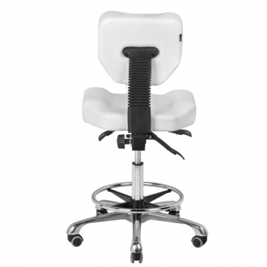 Kosmetologinė meistro kėdutė BEAUTY STOOL COMFORT WHITE 2