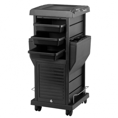 Hairdressing trolley GABBIANO HAIRDRESSER HELPER 3 BLACK 6