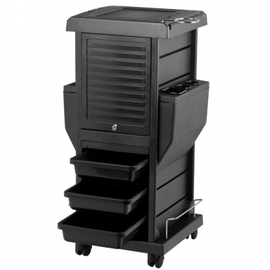 Hairdressing trolley GABBIANO HAIRDRESSER HELPER 3 BLACK 8