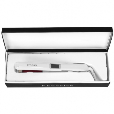 Hair straightening tongs KESSNER ULTRA INFRA WHITE 6