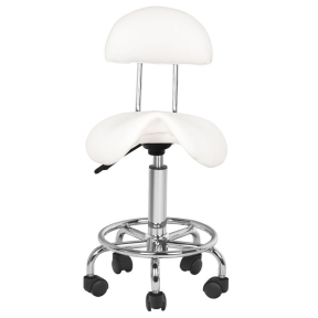 Kosmetoloģijas taburete STOOL BEAUTY 3 WHITE