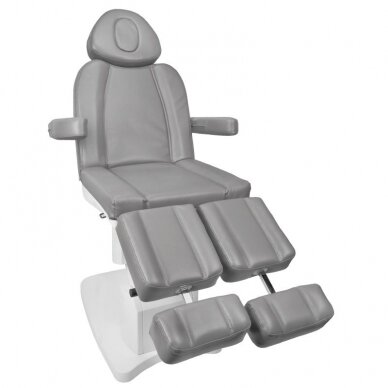 Cosmetology chair AZZURRO 708A PEDI ELECTRIC 3 MOTOR GREY 10