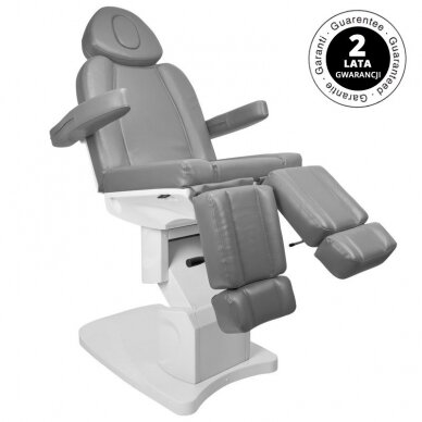 Cosmetology chair AZZURRO 708A PEDI ELECTRIC 3 MOTOR GREY 11