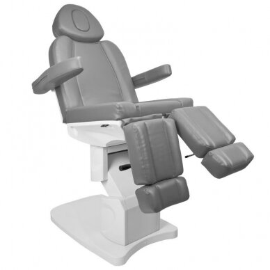 Cosmetology chair AZZURRO 708A PEDI ELECTRIC 3 MOTOR GREY