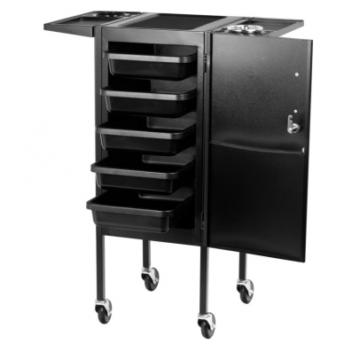 Hairdressing trolley GABBIANO HAIRDRESSER HELPER DELUXE 2 BLACK 8