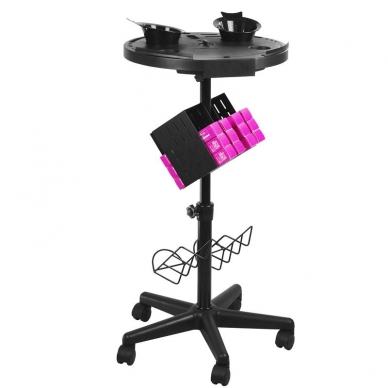 Hairdressing trolley GABBIANO HAIRDRESSER HELPER TIME 2 BLACK 1