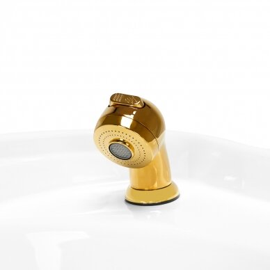 Hairdressing salon sink GABBIANO PROFESSIONAL HAIRWASHER BERLIN VERSAILE GOLD WHITE 7