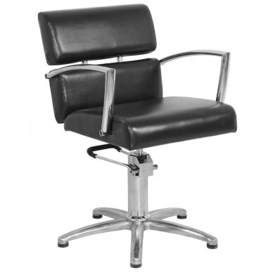 Friseurstuhl GABBIANO HAIRDRESSING CHAIR BRUSSEL STRIP BLACK