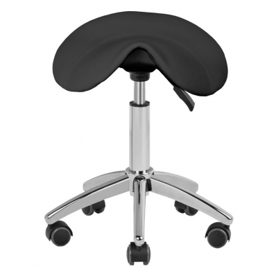 Beautician stool STOOL BEAUTY ROUND BLACK 1