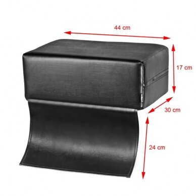 Kinderfriseurstuhlverlängerung Box Black 2