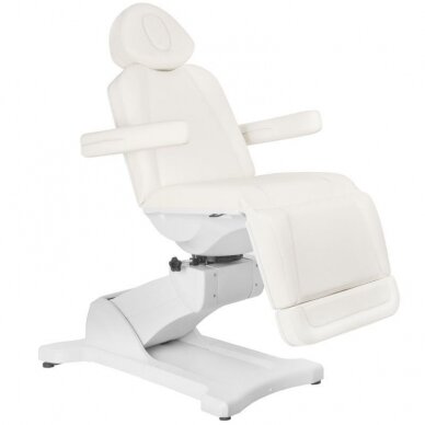 Cosmetology chair AZZURRO 869A ELECTRIC 4 MOTOR WHITE