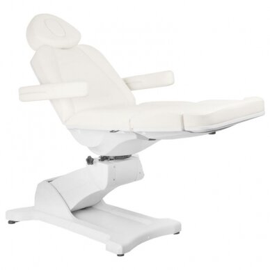 Cosmetology chair AZZURRO 869A ELECTRIC 4 MOTOR WHITE 2