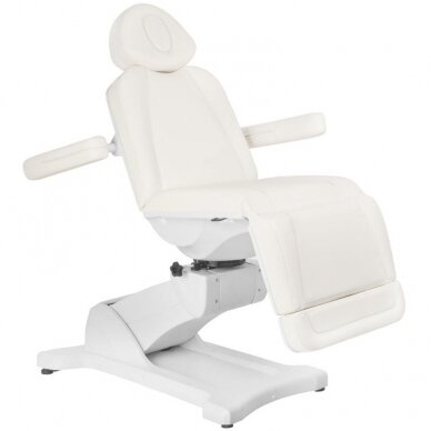 Cosmetology chair AZZURRO 869A ELECTRIC 4 MOTOR WHITE 7