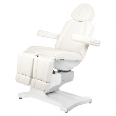 Kosmetoloģijas krēsls AZZURRO 869A PEDI ELECTRIC 5 MOTOR WHITE 1