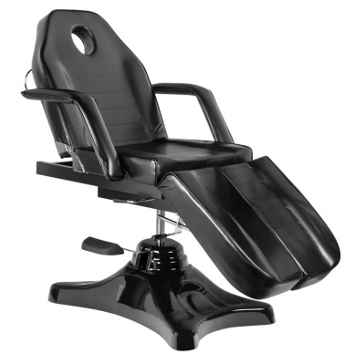 Cosmetology chair HYDRAULIC COSMETIC SALON PEDI BLACK 1