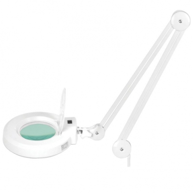 Cosmetology lamp with magnifier and stand S5 5D 12W WHITE 5