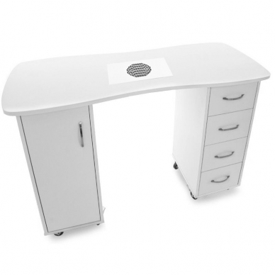 Manicure table with dust collector CABINETS 2 DESK 3