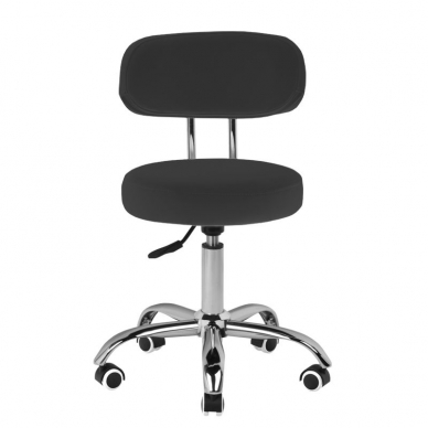 Kosmetologinė pedikiūro kėdutė BEAUTY STOOL PEDICURE BLACK HYDRAULIC 39-45CM 1