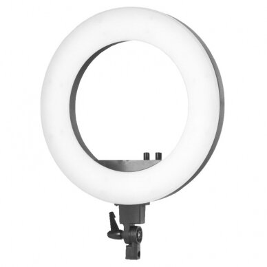 Kosmetologie LED Schminklampe mit Ständer RING LIGHT 18" 48W BLACK 1