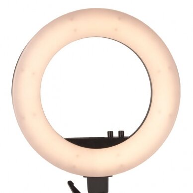 Kosmetologie LED Schminklampe mit Ständer RING LIGHT 18" 48W BLACK 4