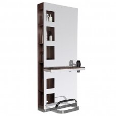 Hairdressing console with mirror Gabbiano B058 Nut