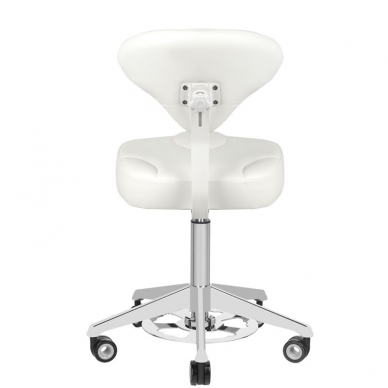 Beautician stool AZZURRO BUMP-UP WHITE 2