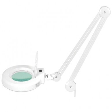 Cosmetology LED lamp with magnifier 5D 2W WHITE (table mounted) 1