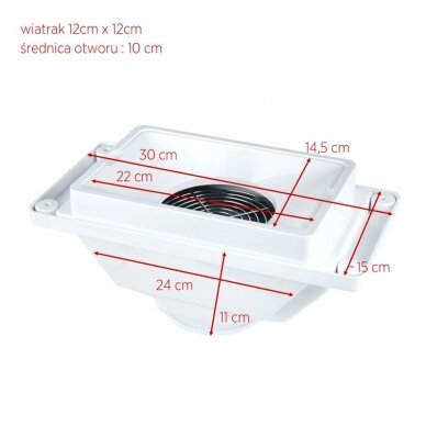 Maniküre staubfänger BUILT-IN DUST ABSORBER 5