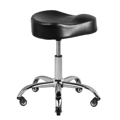 Beautician stool GABBIANO HAIRDRESSER CHAIR BLACK 2