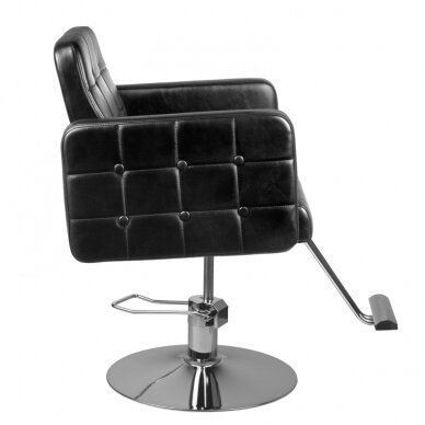 Kirpyklos kėdė HAIR SYSTEM HAIRDRESSING CHAIR 90-1 BLACK 3