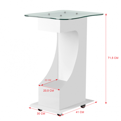 Cosmetology trolley - equipment table 083 1