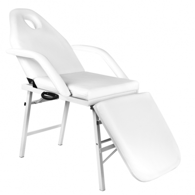 Składany fotel kosmetyczny FOLDING CHAIR WHITE 2